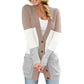 Casual Cable Knit Cardigan Coat