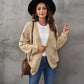 Loose-Fit Buttonless Cardigan Sweater