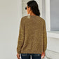 Loose-Fit Buttonless Cardigan Sweater