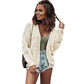 Loose-Fit Buttonless Cardigan Sweater