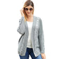 Loose-Fit Buttonless Cardigan Sweater