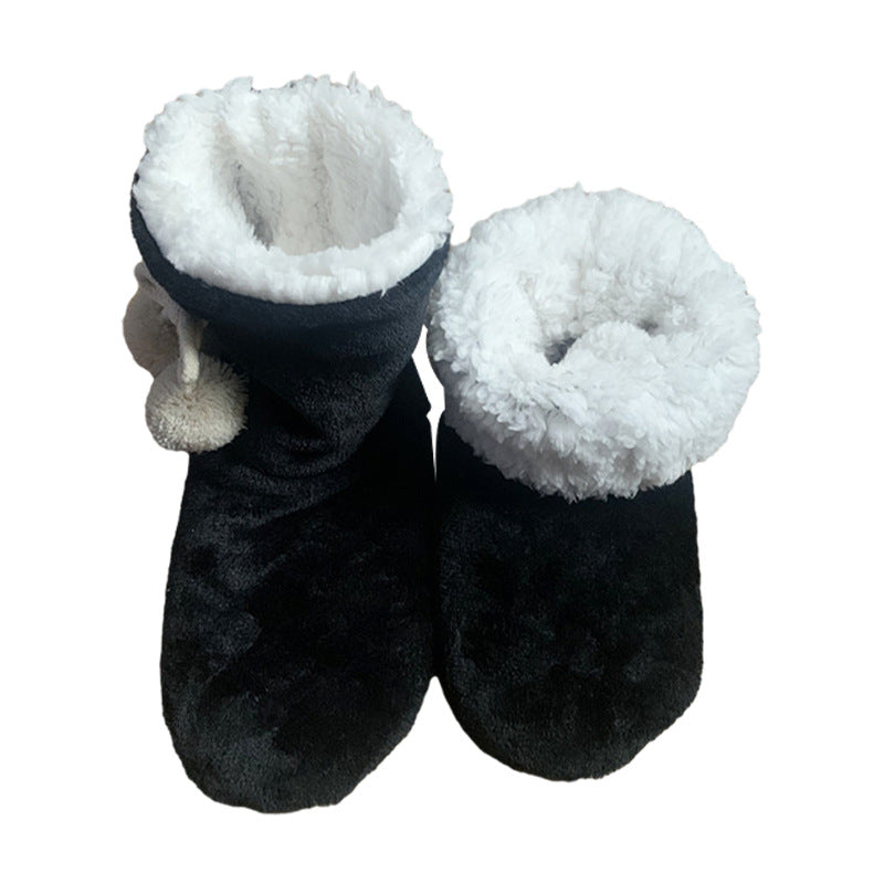 Women's Slipper Booties Soft Plush Sock Boots