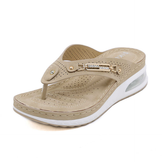 SIKETU | Massage Flip Flops Sponge Wedge Slippers