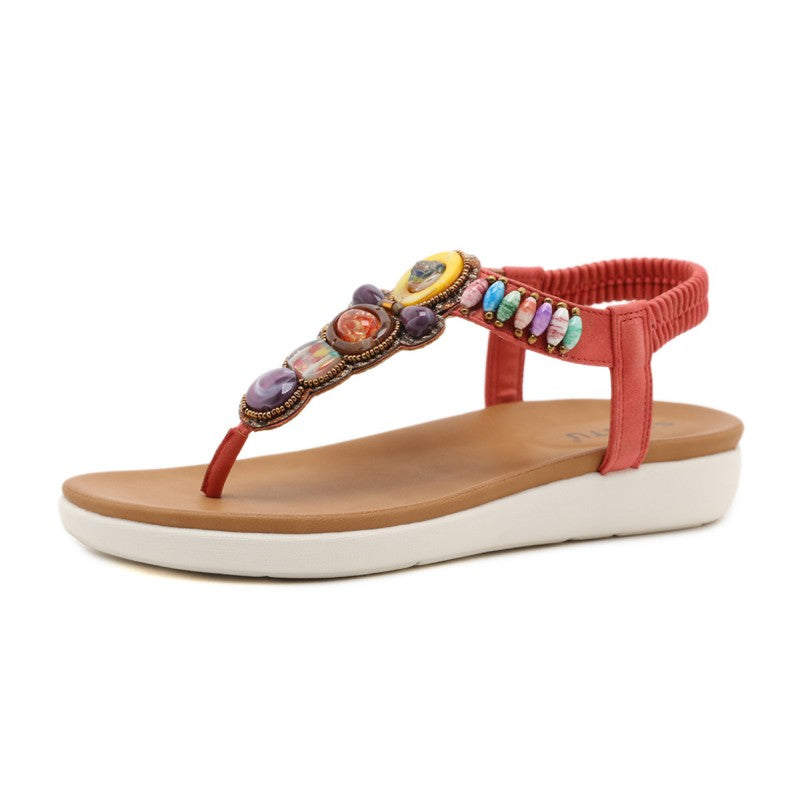 SIKETU | Bohemian Comfort Sandals for Women With Beads – Zalor