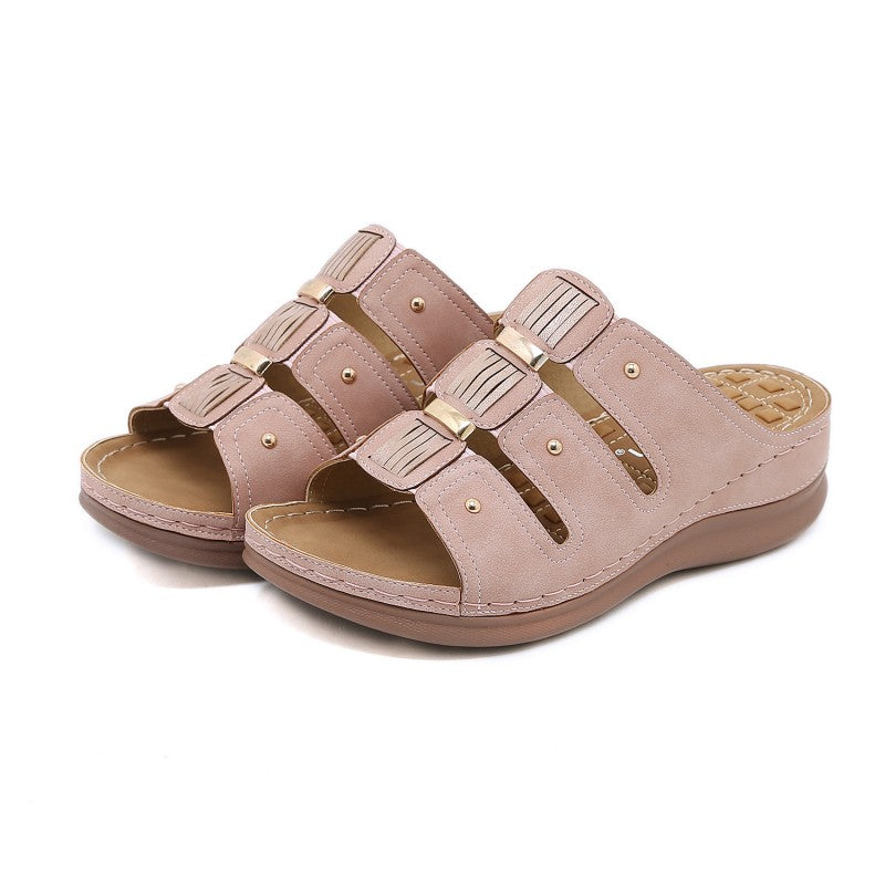 Clarks women's leisa clearance spring slide sandal