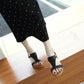 PU Leather Walking Sandals With Arch Support