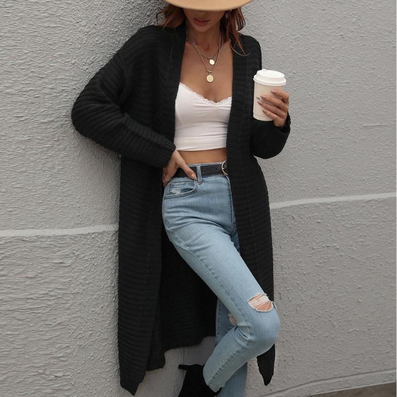 Black knit cardigan sale sweater