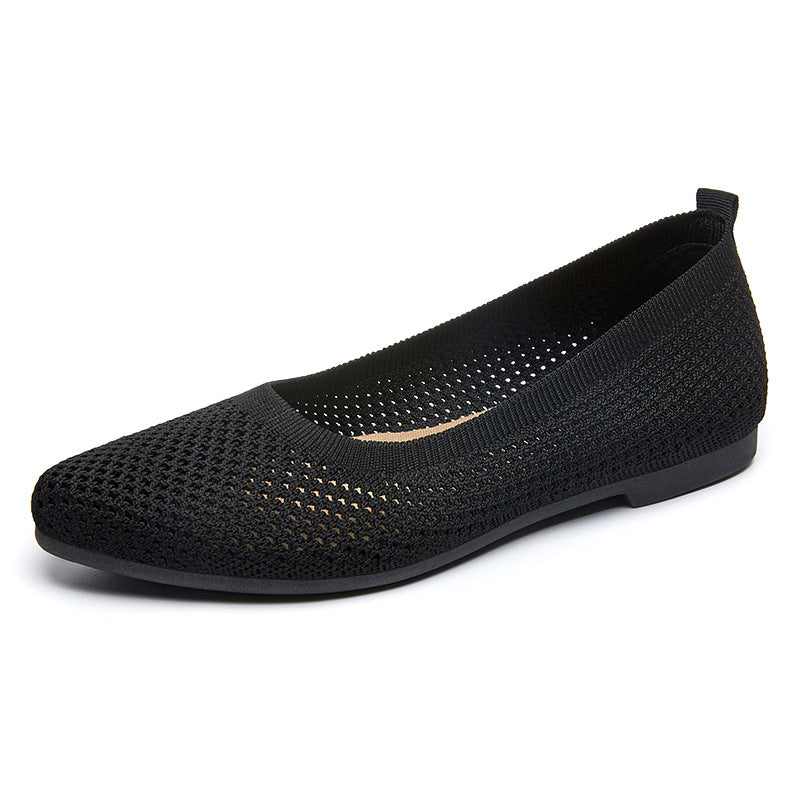 Flat shoes women outlet black