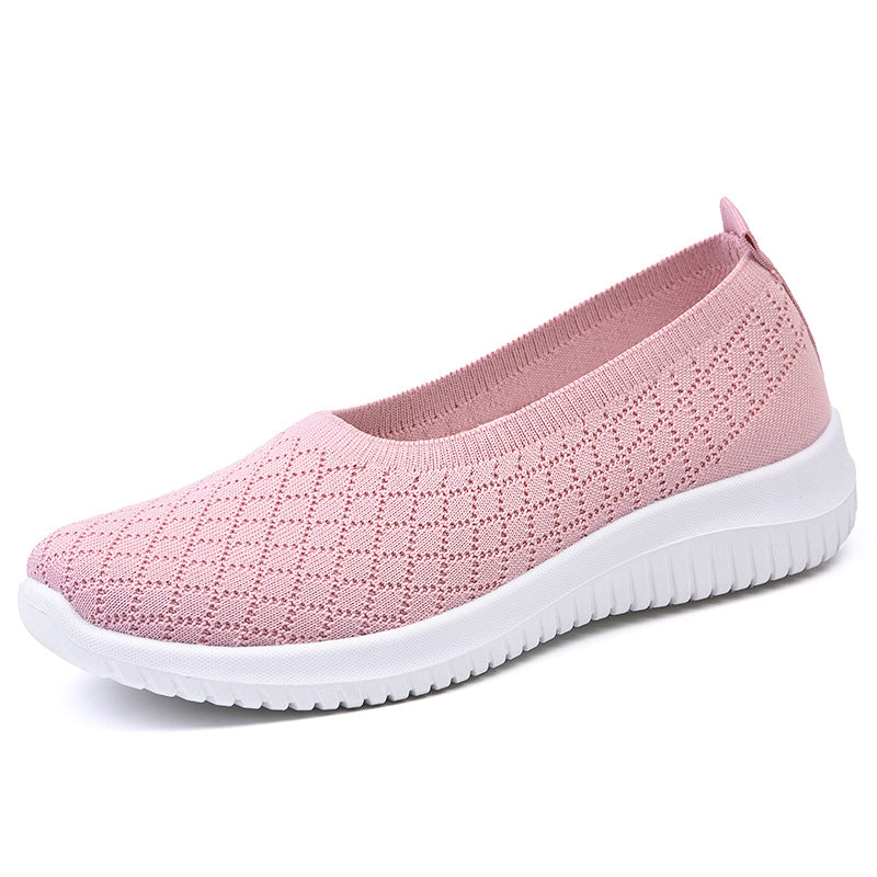 Skechers hot sale knit flats